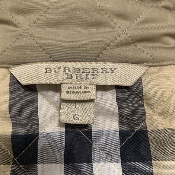 Authentic Burberry Tan Quilted Puffer Jacket - Picture 12 of 14